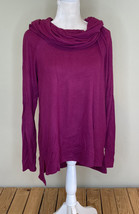 gibson look NWOT women’s turtleneck pullover sweater size M purple E8 - £8.01 GBP