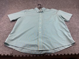 L L Bean Dress Shirt Mens X-LARGE Reg Traditional Fit Button Up Check plaid - £9.40 GBP