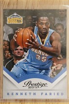 2013-14 Prestige Panini Basketball Card #31 Kenneth Faried Denver Nuggets - £3.30 GBP