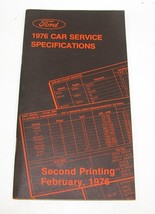 1976 Ford Car Service Specifications Manual Second Printing February 1976 - £11.45 GBP