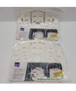 Vintage 1996 EKCO Sink Liner GermAway Antibacterial White Seashell NOS 2... - $59.39