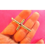 Vintage marcasite amethyst sterling silver cross - €12,56 EUR