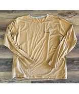Columbia Omni-Wick Shirt Mens XLarge Orange Base Layer Long Sleeved Adul... - £19.42 GBP