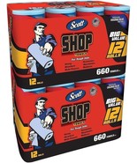 Scott PROFESSIONAL AUTO Car Shop Towels 24 ROLLS CLOTH Blue Multi Purpos... - $148.60 CAD
