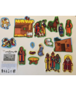 The Beginners Bible Story Felt Figures for Flannel Board Nativity Baby J... - £23.42 GBP