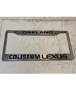 Oakland Coliseum Lexus License Plate Frame 12" Long 6-1/4" Wide - $557.79 MXN Oakland Coliseum Lexus License Plate Frame 12" Long 6-1/4" Wide - $557.79 MXN