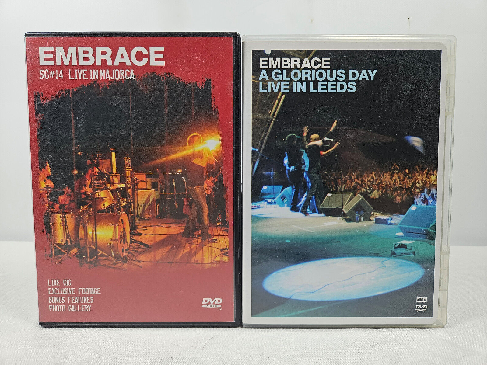 DVD Embrace SG #14 Live in Majorca &amp; A Glorious Day Live in Leeds Concer... - $9.95