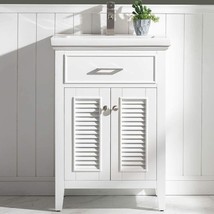 Luca Kitchen And Bath Lc24Swp, Juliet 24&quot;, Pure White. - £506.82 GBP