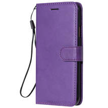 Anymob Motorola Purple Flip Leather Case Luxury Retro Book Wallet Mobile... - $28.90