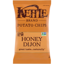 Kettle Brand Honey Dijon Kettle Cooked Potato Chips, 7.5 oz. Bags - £24.78 GBP+