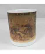 Black Bart Western Stagecoach Robber Collectible Coffee Cup Rare - $16.82