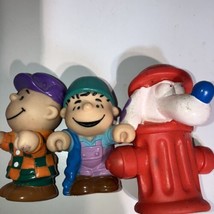 Lot Of 3 Vintage Fisher Price Little People Peanuts Charlie Brown Linus ... - £7.48 GBP