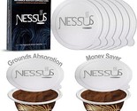 NESSUS Aluminum Foils Lids for Reusable Nespresso Pods Vertuo, Foil Seal... - £21.86 GBP