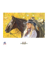 LIMITED EDITION GICLEE PRINT- &quot;AMERICAN COWGIRL #25 - AMBER WEST - SOUTH... - $385.00