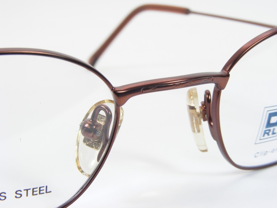 Vintage CHAPS Ralph Lauren 52 C1H RUSSET EYEGLASSES GLASSES FRAME 45-21-130 mm Item image 9