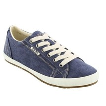 Taos Star Washed Canvas Teal Sneaker Size 7 - £42.58 GBP