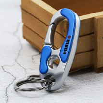 Keychain Key Rings Stainless Steel Carabiner Double Ring for Car Truck A... - £7.40 GBP+
