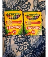 2 Pack Of Crayola Crayons 24 ct. back to School Supply - £3.91 GBP