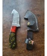 Damascus Hunting Knife Fixed Blade Skinner Knife - $55.82 CAD