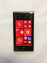 Nokia Lumia 928 32GB Black Display Cracked Phone for Parts Only - £22.01 GBP