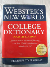 Webster’s New World College Dictionary Fourth Edition Hardcover - Like NEW - £10.78 GBP