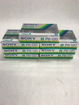 LOT 7 Sony P6-120 video 8 cassette sealed old stock unused - £21.58 GBP