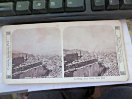 San Franciisco Earchquake 1906 Stereoview Photo Card Looking East from Nob Hill - £10.80 GBP