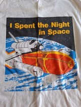 VTG Huntsville I Spent the Night in Space Tshirt Sz Medium Youth Single ... - £26.07 GBP