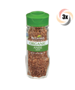 3x Shakers McCormick Gourmet Organic Anise Seed Seasoning | Non GMO | 1.... - $26.68