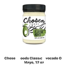Chosen Foods Classic Avocado oil Mayo 12oz. lot of 2 - £39.54 GBP