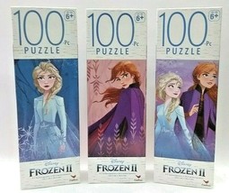 Lot(3) Disney FROZEN 2 100 Piece Jigsaw Puzzles Movie Elsa Anna Christmas SEALED - £13.23 GBP