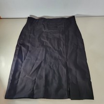 EXCHIC Womens Pencil Skirt High Waist Bodycon Midi Black Size XL - £9.85 GBP