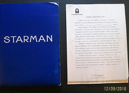 JOHN CARPENTER:DIR:JEFF BRIDGES,KAREN ALLEN (STARMAN) ORIG,1984 MOVIE PR... - $222.75