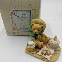 Enesco Cherished Teddies Hooray for You 1991 Anna Birthday Vintage Bear ... - $242.99 MXN