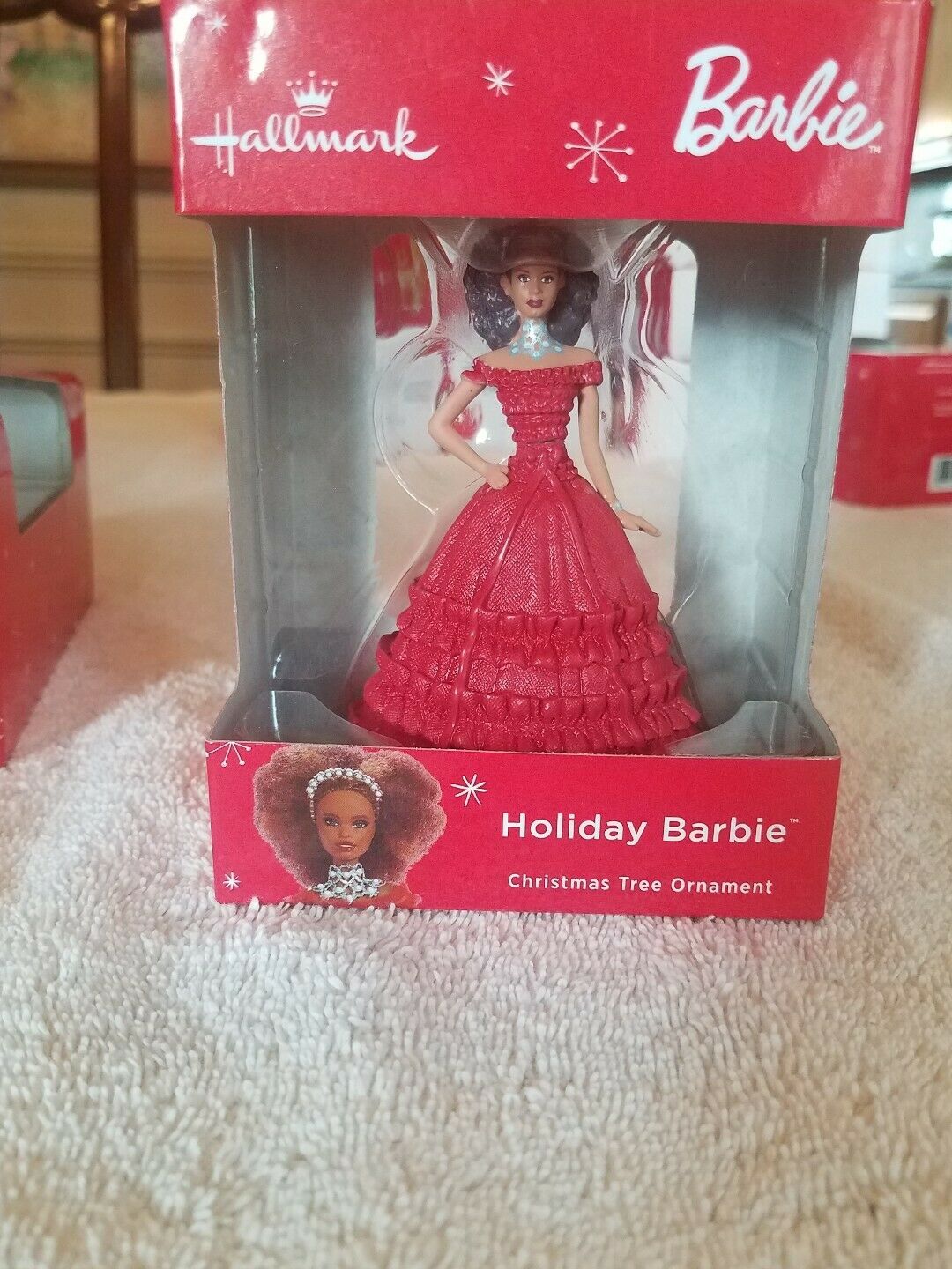 Hallmark Holiday Barbie African American Christmas Tree Ornament NEW - $79.08