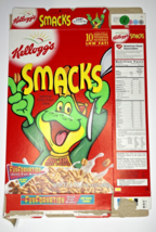 1999 Empty Kellogg&#39;s Smacks FunFormation  17.6 OZ Cereal Box SKU U198/56 - £15.17 GBP