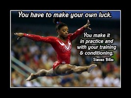 Inspirational Simone Biles Gymnastics Motivation Quote Poster Print Art Gift - £18.37 GBP - £31.96 GBP