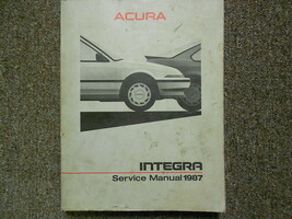 1987 Acura Integra Service Atelier Réparation Manuel Usine OEM 87 - £18.76 GBP