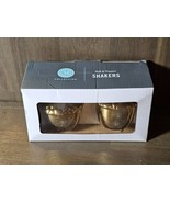MARTHA STEWART COLLECTION Acorn Salt &amp; Pepper Shakers, Gold NEW - $14.80