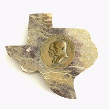 Vintage 1980 Ronald Reagan George Bush Lone Star Tribute Texas Marble Token - £22.12 GBP