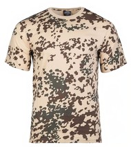 Mil-Tec German Tropentarn Camo T-Shirt 100% Cotton Size S-3XL Free Shipp... - $24.26
