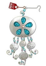 Gemma Sand Dollars Ocean Ornament Metal Fair Trade Pilgrim Imports New - $28.66