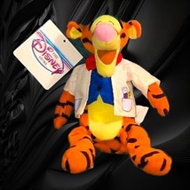 Halloween Walt Disney Store Mad Scientist Tigger Beanie  Winnie Pooh Plush NWT - £7.94 GBP