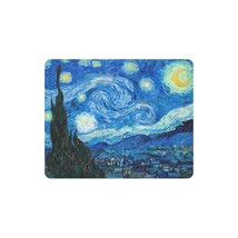 Starry Night Van Gogh Rectangular Mousepad Non Slip Neoprene - £7.05 GBP