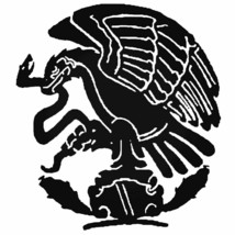 2x Mexican Flag eagle Vinyl Decal Sticker Different colors &amp; size for Cars/Bikes - £3.50 GBP+