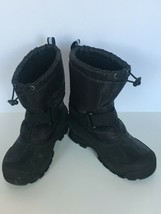 Gander Mountain Thermolite Black Boots B4 Youth 4 Medium Winter Faux Fur Lining - £19.13 GBP