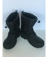Gander Mountain Thermolite Black Boots B4 Youth 4 Medium Winter Faux Fur... - £18.95 GBP