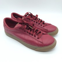 Nike Mens Tennis Classic AC SP Sneakers Lace Up Red Maroon Leather Size 9.5 - £49.27 GBP