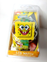 Spongebob SquarePants LCD Watch Nickelodeon interchangeable Tops 2009 NEW - £13.99 GBP