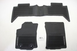 New OEM Black All Weather Front Rear Floor Mats Toyota Tacoma Crew Cab 2016 2017 - $89.10